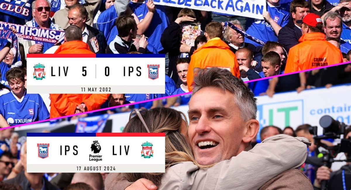 Ipswich Town vs. Liverpool After 22 years, finally once again 